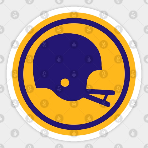 Two-Bar Helmet Minimalist Logo (Purple) Sticker by HelmetAddict